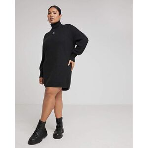 Calvin Jeans Loose Sweater Dress Black Xl Female