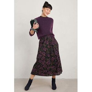 Seasalt Tawny Owl Skirt Purple Multi-Coloured 24