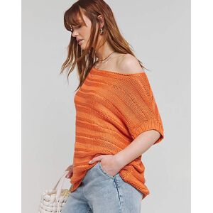 Joe Browns Summer Knit Jumper Orange 12/14 Female