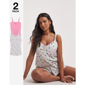 Pretty Secrets Value 2 Pack Playsuits Palm Print 24/26 female