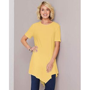 Julipa Lemon Jersey Tunic with Chiffon Lemon 12 female