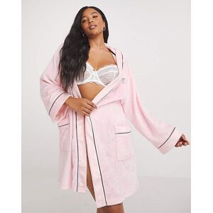 Ann Summers Signature Sparkle Robe Pink Pale Pink 2xl Female