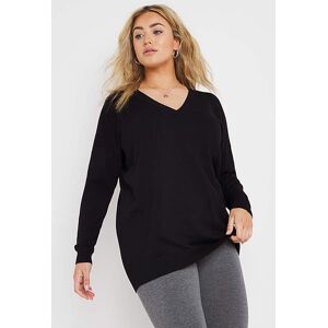 Capsule Black Slouchy V Neck Tunic Black 8/10 Female