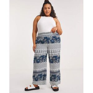 Joe Browns Perfect Holiday Trousers Blue Multi-Coloured 14 Female