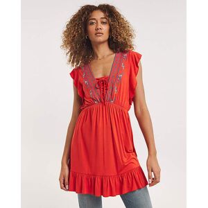 Joe Browns Enchanted Embroidered Tunic Rust 22 female