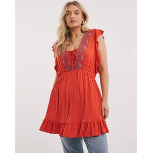 Joe Browns Enchanted Embroidered Tunic Rust 12 Female