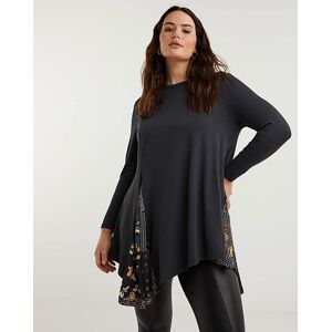 Joe Browns Longline Waterfall Tunic Black Multi 16 Female