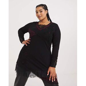 Joe Browns Black Rock Chick Check Tunic Black/red 10 Female