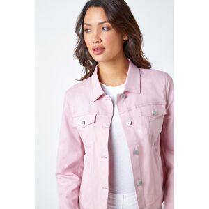 Roman Stretch Pocket Detail Jacket in Light Pink 10 female
