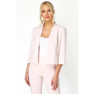 Roman 3/4 Sleeve Rochette Jacket in Light Pink 14 female