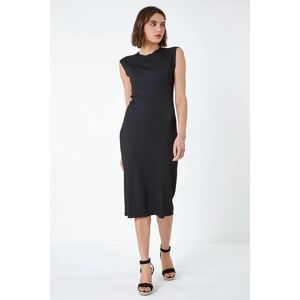 Roman Textured Stretch Bodycon Dress in Black - Size 20 20 female