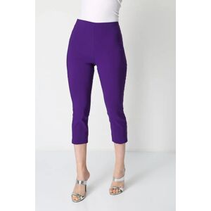 Roman Cropped Stretch Trouser in Purple 12 female