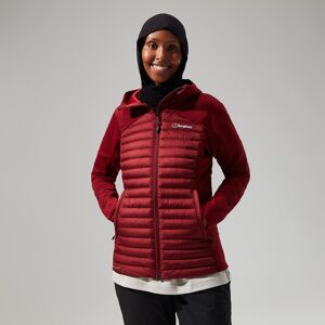 Berghaus Women's Nula Hybrid Jacket - Dark Red 12 Women's