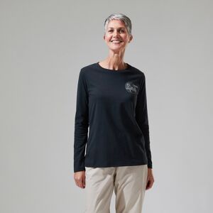 Berghaus Women's Linear Landscape Long Sleeve Tee Black 10 Women's