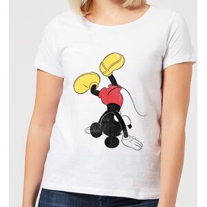 Original Hero Disney Mickey Mouse Upside Down Women's T-Shirt - White - XL