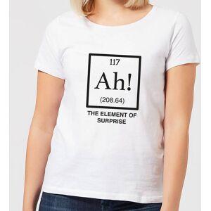 Periodical Puns Ah The Element Of Surprise Women's T-Shirt - White - M - White