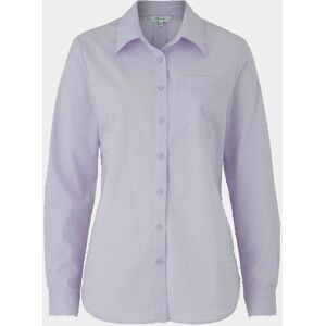 Savile Row Company Women's Lilac Dobby Spot Semi-Fitted Shirt 14 - Women