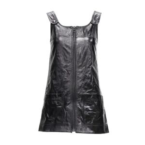 Dior Vintage , Pre-owned Leather dresses ,Black female, Sizes: XS