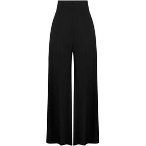 Rick Owens , Black High-Waist Trousers with Rear Zip ,Black female, Sizes: XS, S