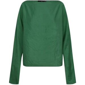 Cortana , Oona, top and cupro emerald green ,Green female, Sizes: L, M, XL, 2XL