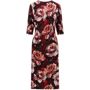 Dolce & Gabbana , Stretch Viscose Peony Dress ,Multicolor female, Sizes: S, XS