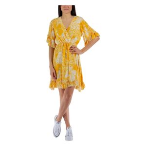 Fracomina , Summer Dresses ,Yellow female, Sizes: XS, S