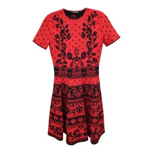 Alexander McQueen Pre-owned , Pre-owned Viscose dresses ,Red female, Sizes: S