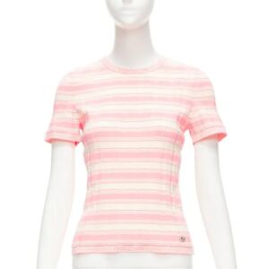 Chanel Vintage , Pre-owned Cotton tops ,Multicolor female, Sizes: M