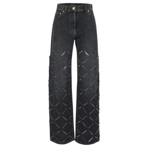 Versace , Loose-fitting jeans ,Gray female, Sizes: W28