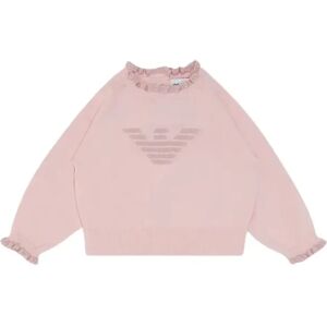 Armani , Decorative Ruffle Sweater ,Pink unisex, Sizes: 3 Y, 12 M, 9 M, 2 Y