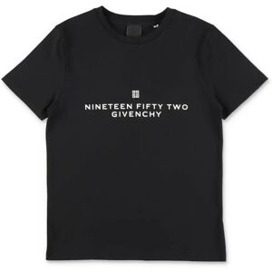 Givenchy , Black Cotton Jersey Boy T-Shirt ,Black unisex, Sizes: 10 Y, 12 Y