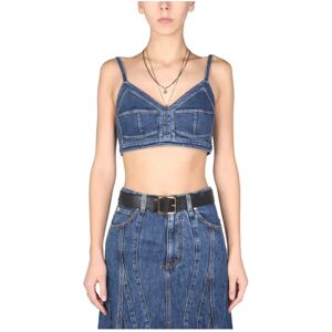 Alexander McQueen , DIM TOP ,Blue female, Sizes: S