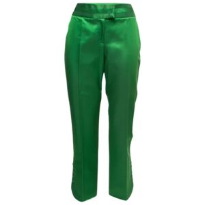 Dior Vintage , Pre-owned Fabric bottoms ,Green female, Sizes: L