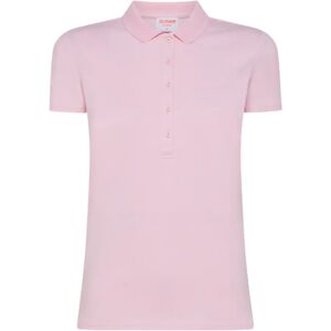 Sun68 , Pink Slim Fit Polo Shirt ,Pink female, Sizes: XL