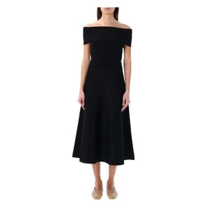 Fabiana Filippi , Womens Clothing Dress Black Ss24 ,Black female, Sizes: XS
