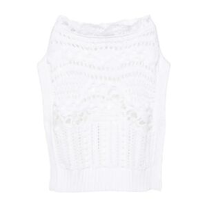 Ermanno Scervino , Ermanno Scervino Sweaters White ,White female, Sizes: S
