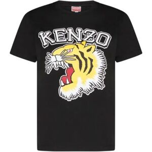 Kenzo , Stylish T-Shirt ,Black female, Sizes: XS, M, S