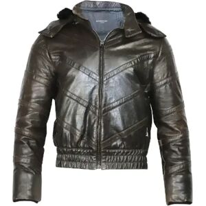 Givenchy Pre-owned , Pre-owned Leather outerwear ,Brown female, Sizes: M