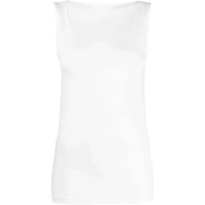 Wolford , White Boat-Neck Sleeveless Top ,White female, Sizes: L, M