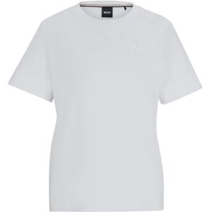 Hugo Boss , T-Shirts ,White female, Sizes: XS, S, M