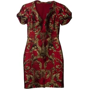 Alexander McQueen Pre-owned , Pre-owned Cotton dresses ,Red female, Sizes: M