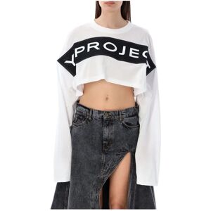 Y/Project , Womens Clothing Topwear Optic White Ss24 ,White female, Sizes: XS, S