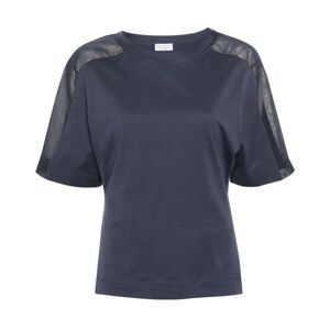 Brunello Cucinelli , Camiseta ,Blue female, Sizes: S, M