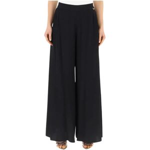 Kocca , Elegant Palazzo Pants ,Black female, Sizes: L, S, XS, M