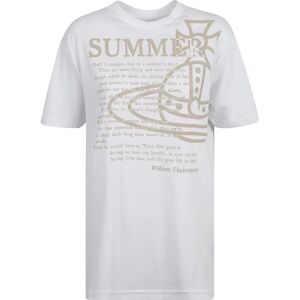 Vivienne Westwood , Womens Clothing T-Shirts Polos White Ss24 ,White female, Sizes: XS, L, XL, S, M