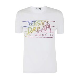 Versace , Logo T Shirt ,White female, Sizes: 2XS