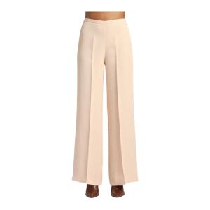 Forte Forte , Wide Trousers ,Beige female, Sizes: S