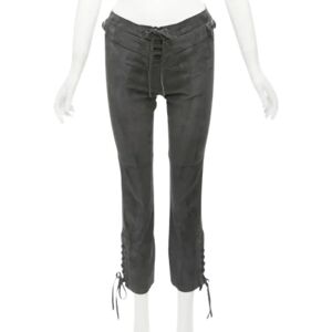 Isabel Marant Pre-owned , Pre-owned Suede bottoms ,Gray female, Sizes: S