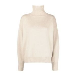 Isabel Marant , Roll-neck jumper with cashmere ,Beige female, Sizes: S, M