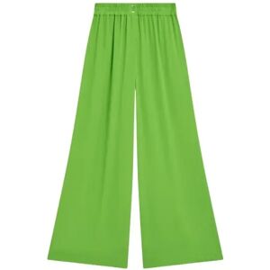 Semicouture , Wide Trousers ,Green female, Sizes: M